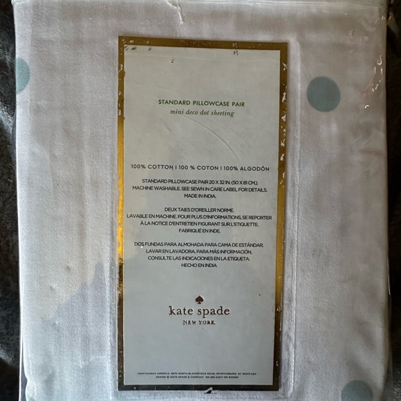Kate Spade standard pillowcases - Picture 2 of 2